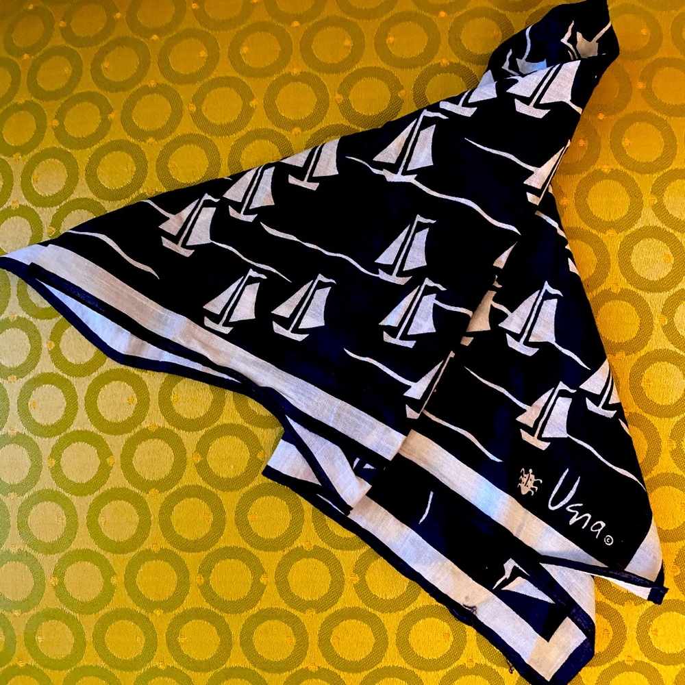 Nautical cotton vintage Vera scarf